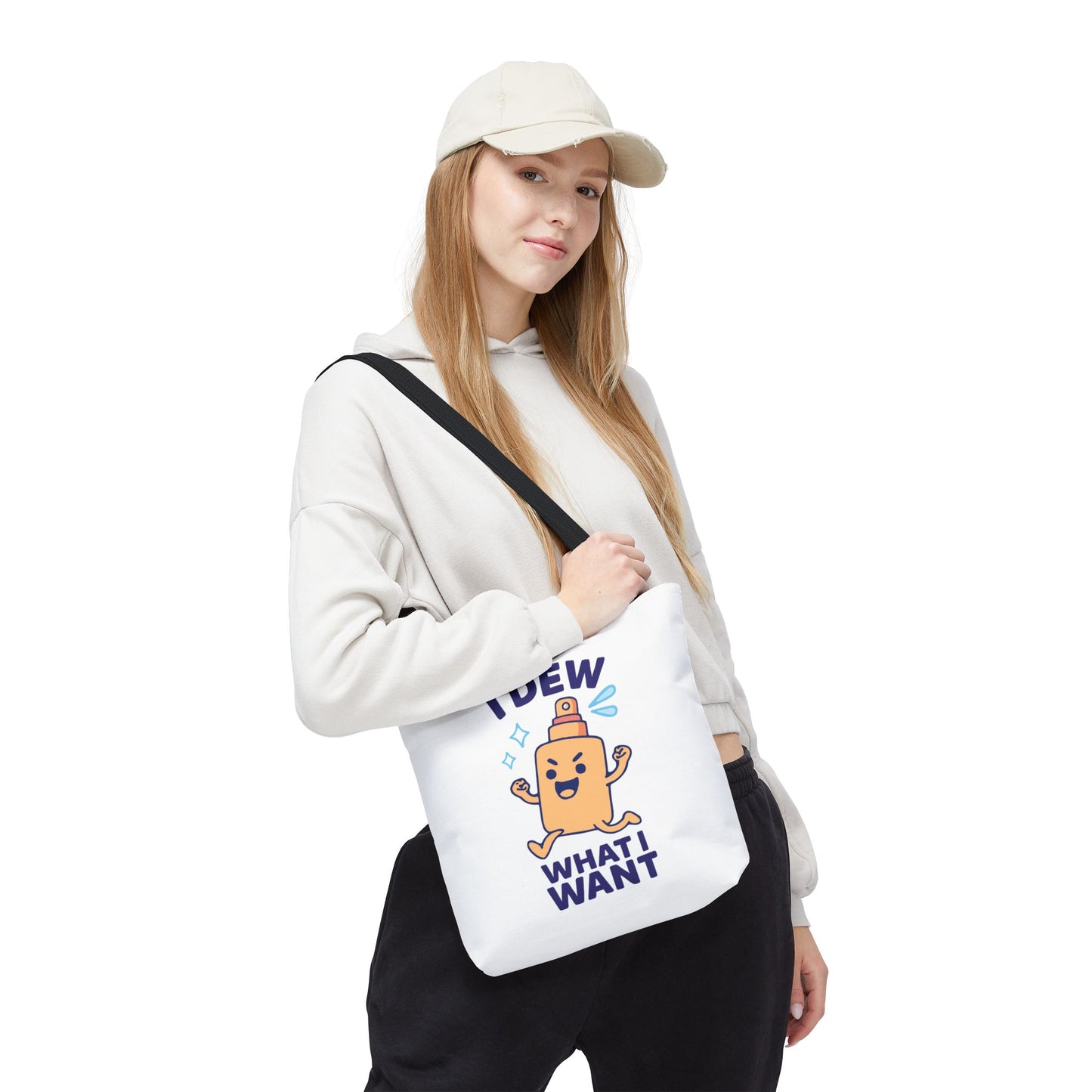 Skincare Cuties "I Dew What I Want" Sassy & Fun Tote Bag