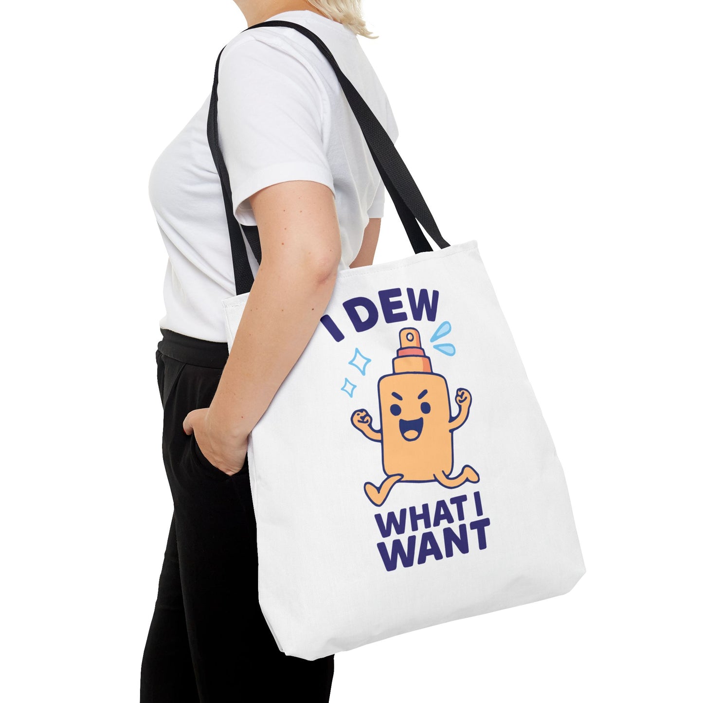 Skincare Cuties "I Dew What I Want" Sassy & Fun Tote Bag