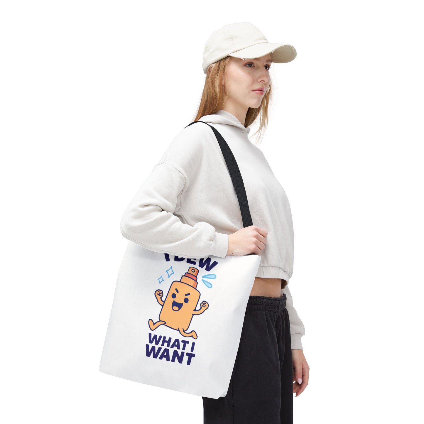 Skincare Cuties "I Dew What I Want" Sassy & Fun Tote Bag