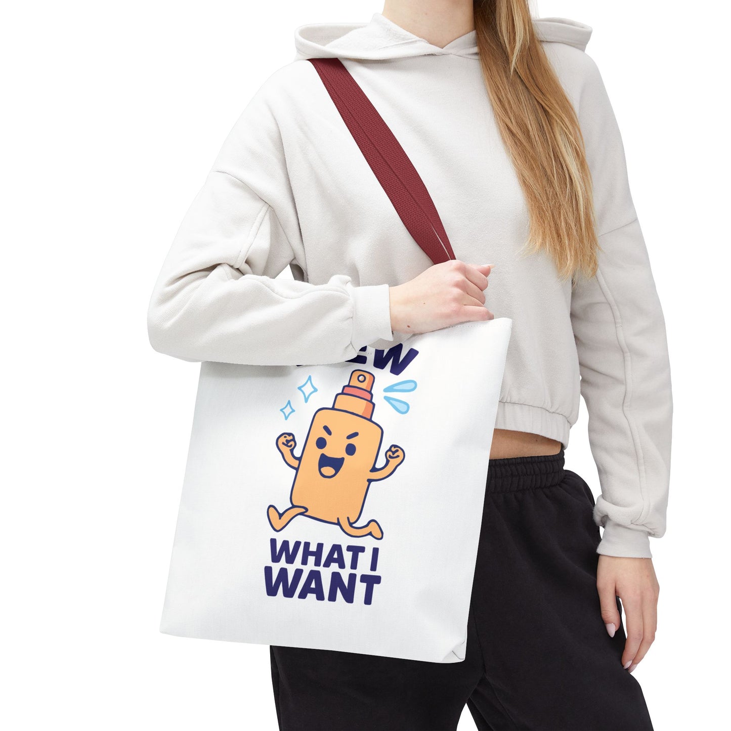 Skincare Cuties "I Dew What I Want" Sassy & Fun Tote Bag