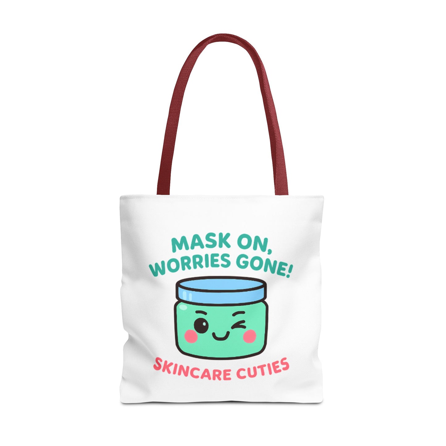 The "Mask On, Worries Gone" Tote | Zen & Durable Polyester Bag for Spa Lovers