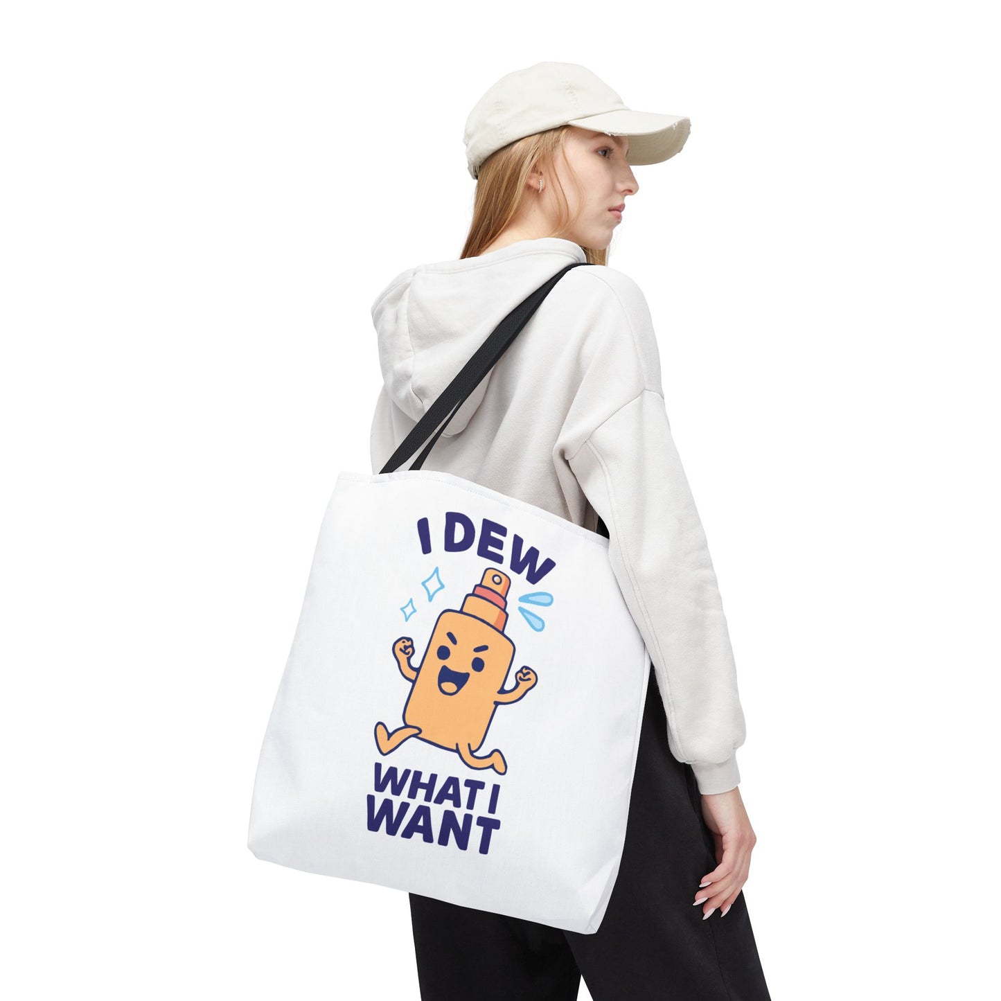 Skincare Cuties "I Dew What I Want" Sassy & Fun Tote Bag