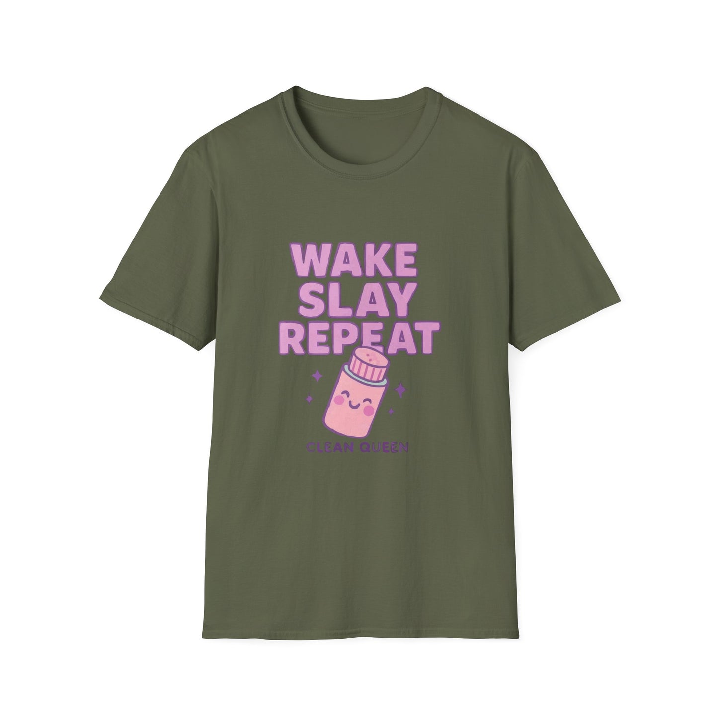 Wake Slay Repeat – Clean Queen Skincare T-Shirt