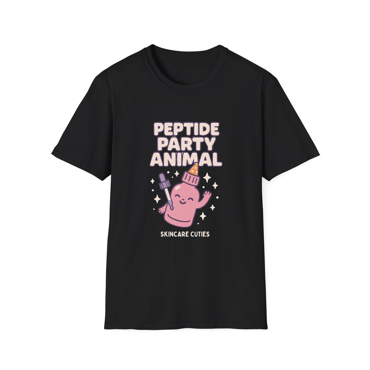 Peptide Party Animal Skincare Cuties - Humor T-Shirt