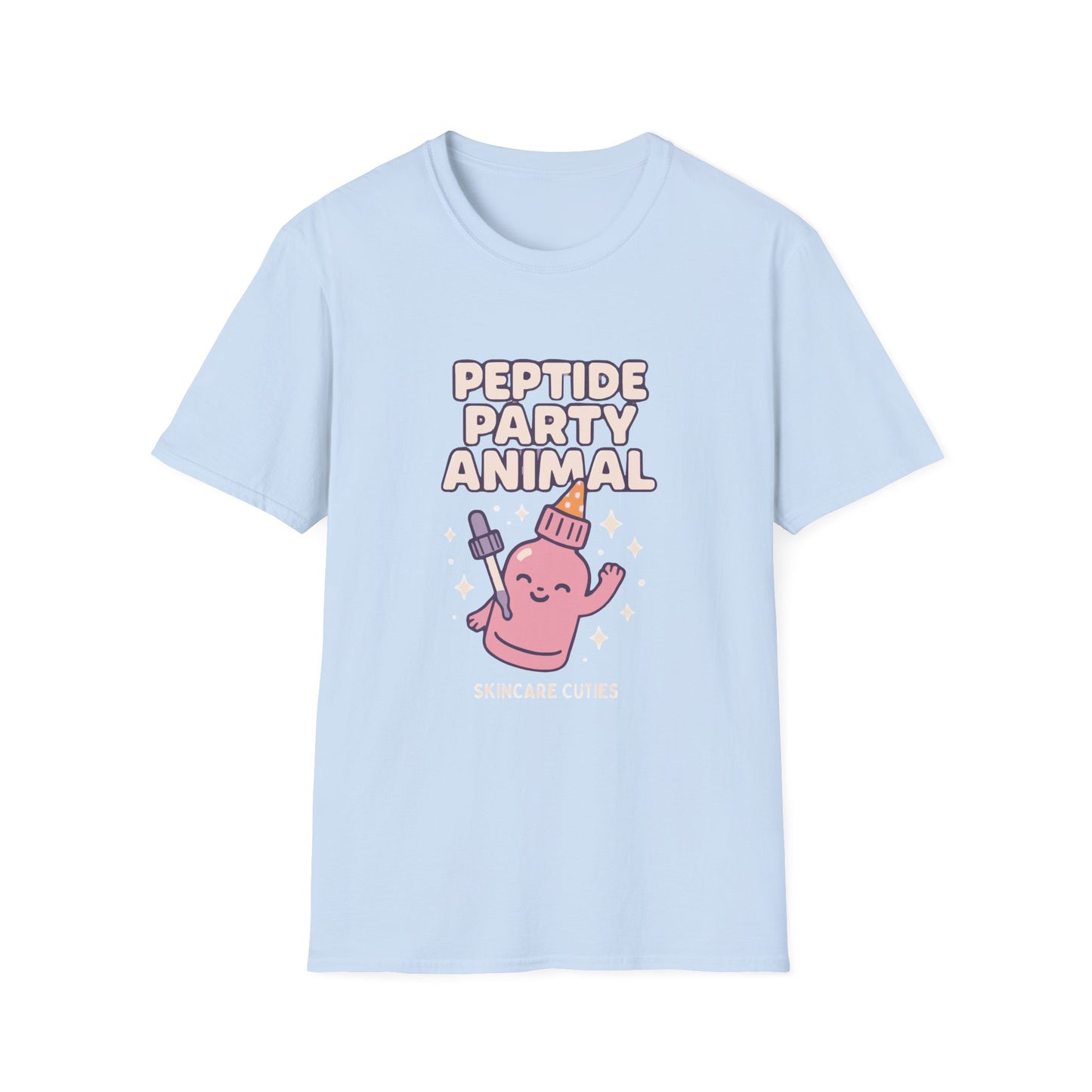 Peptide Party Animal Skincare Cuties - Humor T-Shirt