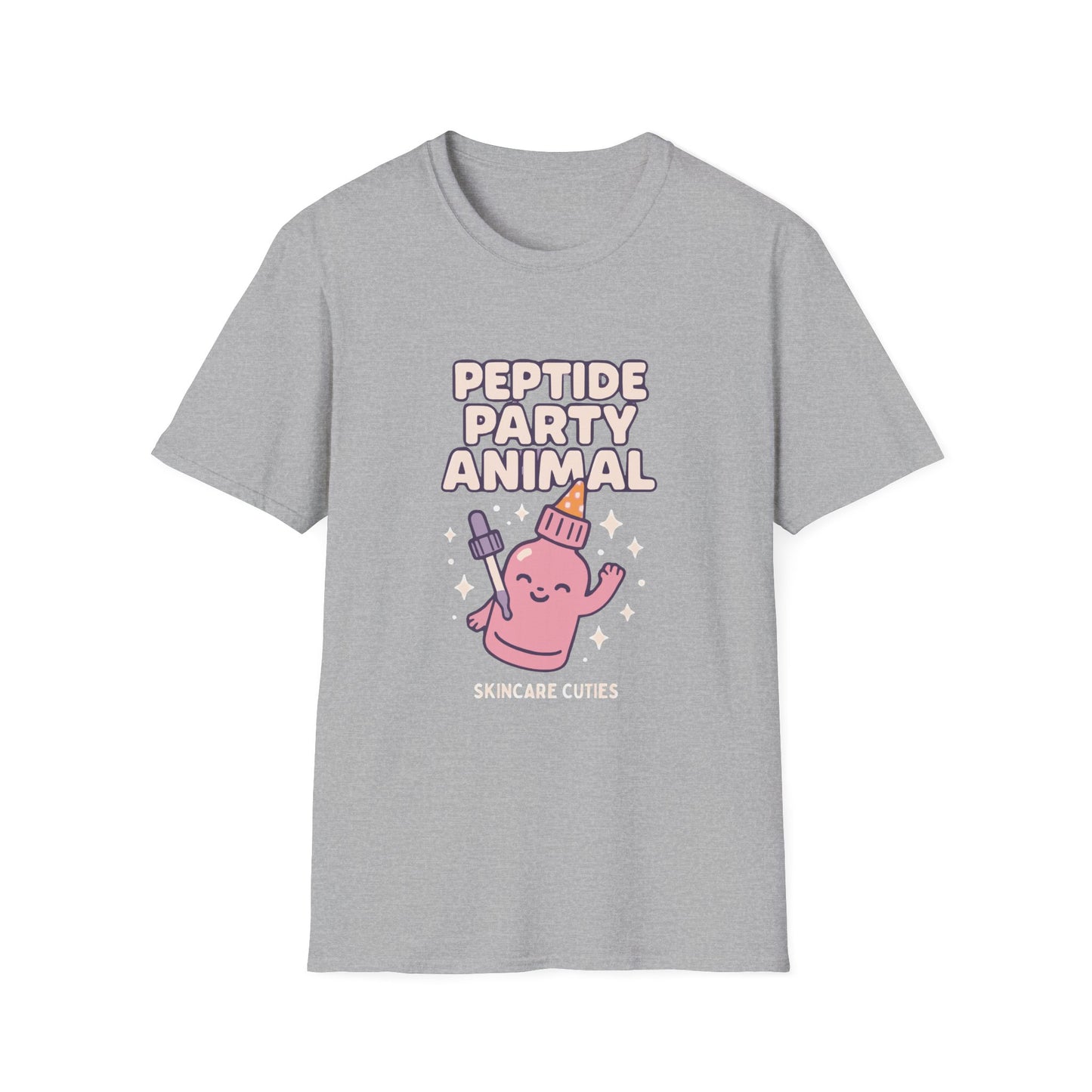 Peptide Party Animal Skincare Cuties - Humor T-Shirt