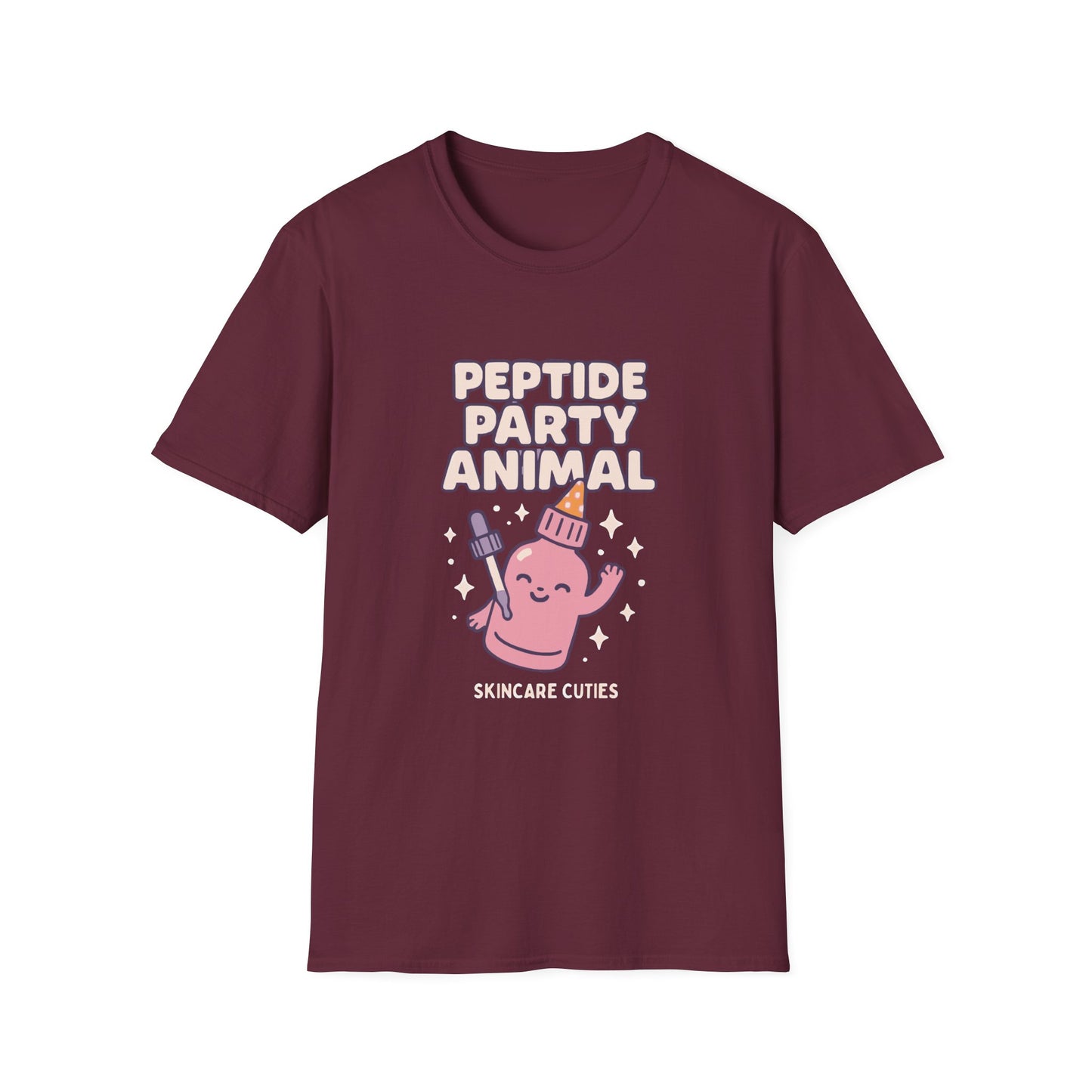 Peptide Party Animal Skincare Cuties - Humor T-Shirt