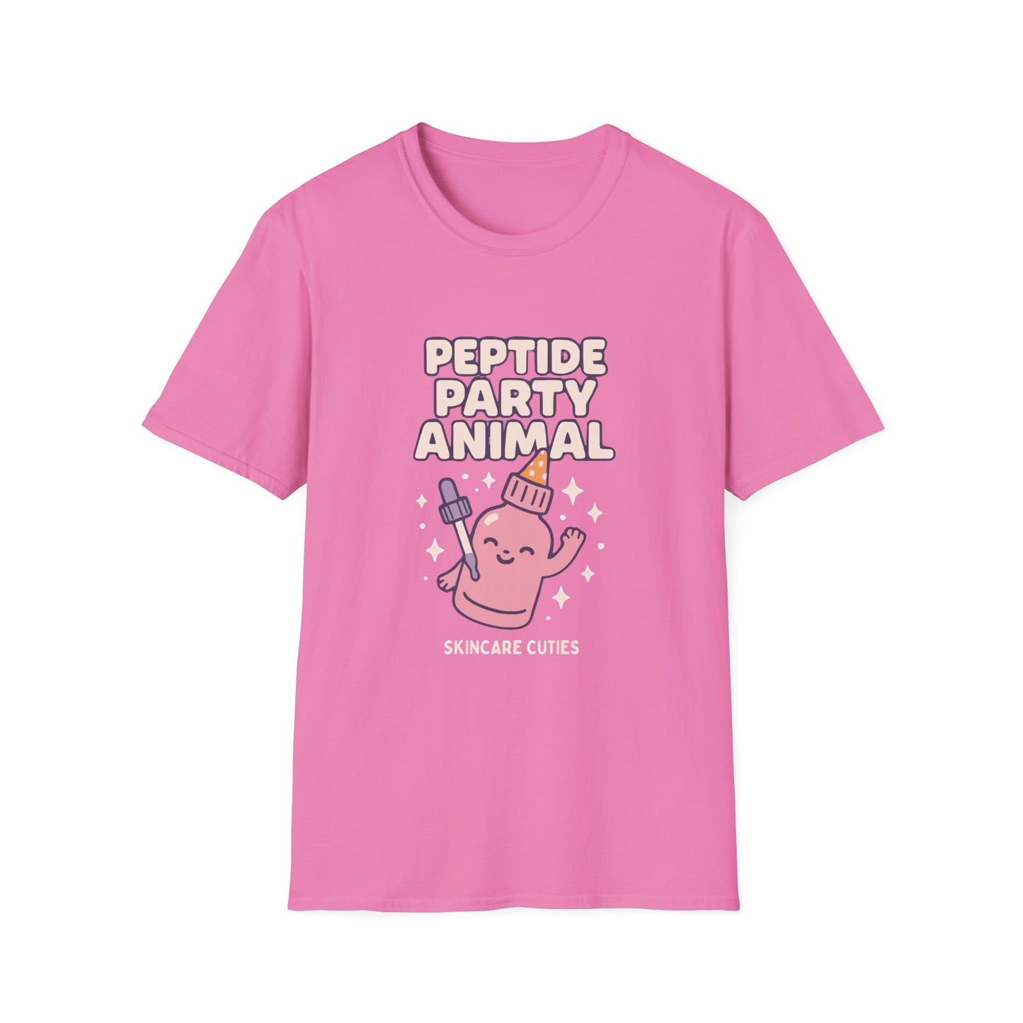 Peptide Party Animal Skincare Cuties - Humor T-Shirt