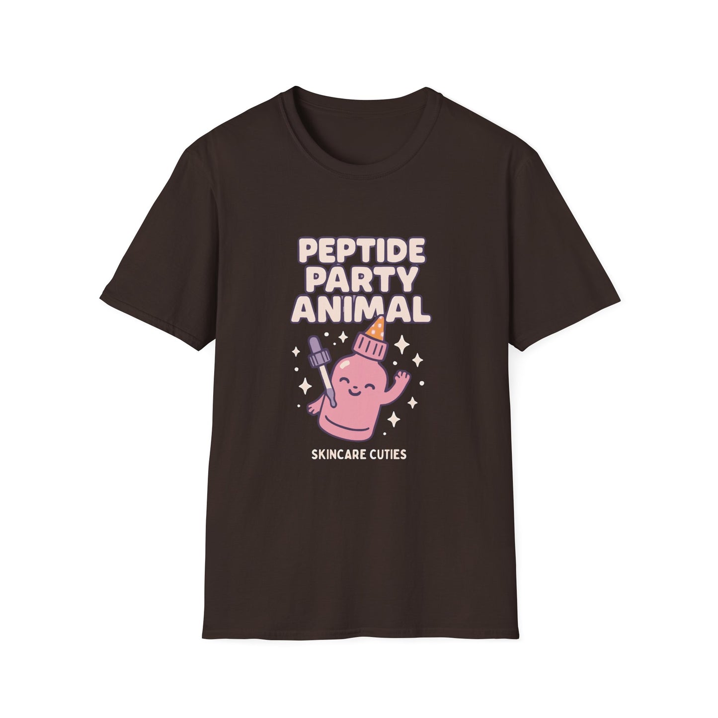 Peptide Party Animal Skincare Cuties - Humor T-Shirt